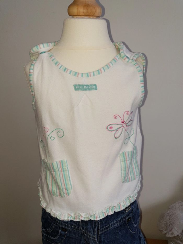 Lot de 2 débardeurs 18 mois - photo numéro 2