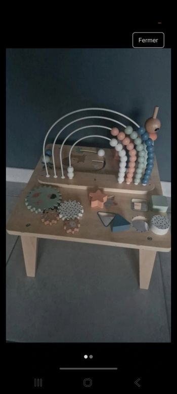 Table d'activité bois