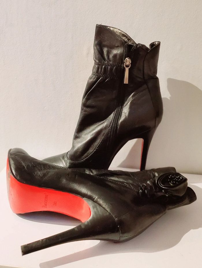 Chaussures Basconi en Cuir Véritable - Taille 39, Élégance et Exclusivité - photo numéro 4
