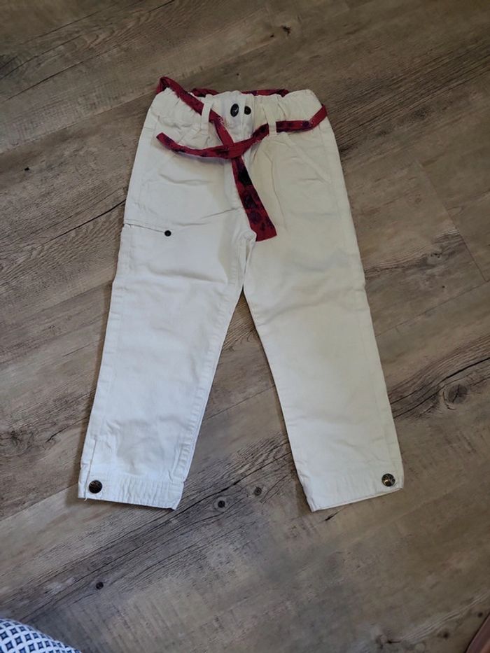 Jeans fille blanc Kid Kanai 3 ans