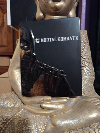 Jeu Xbox One occasion mortal Kombat X + Steelbook