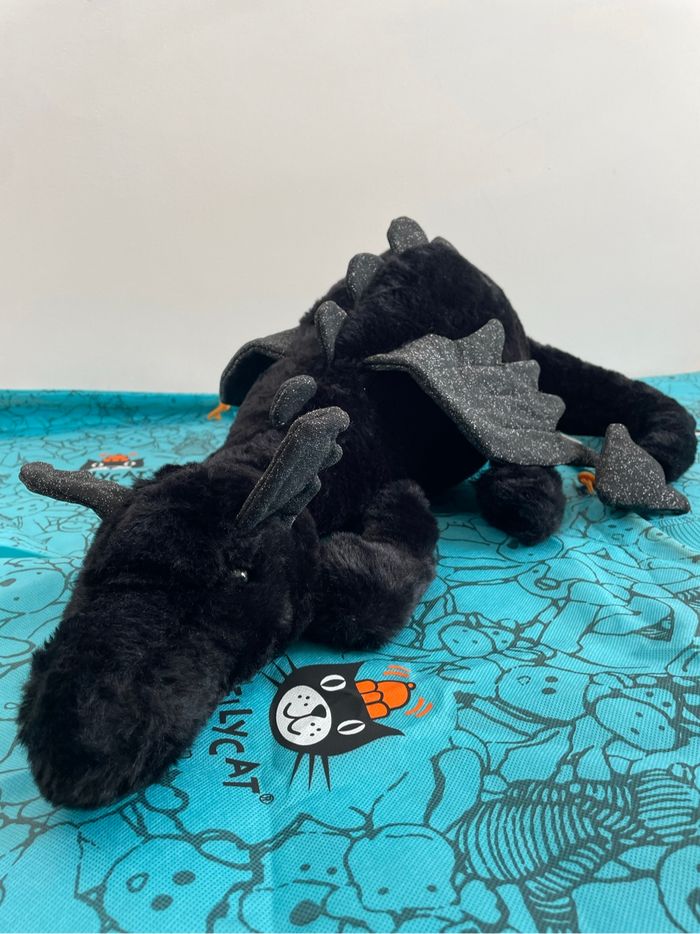 Enorme Jellycat ONYX DRAGON HUGUE 🖤 - photo numéro 10