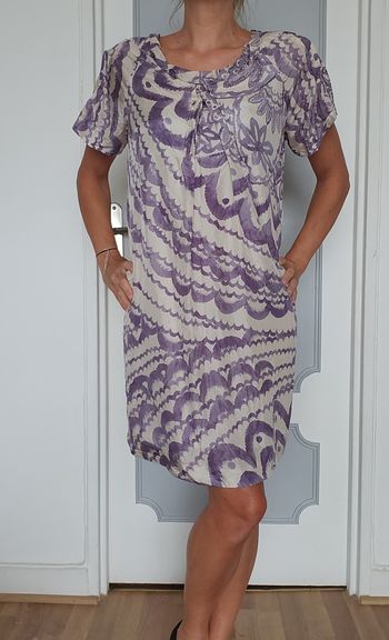 Robe en soie Tintoretto  taille 40