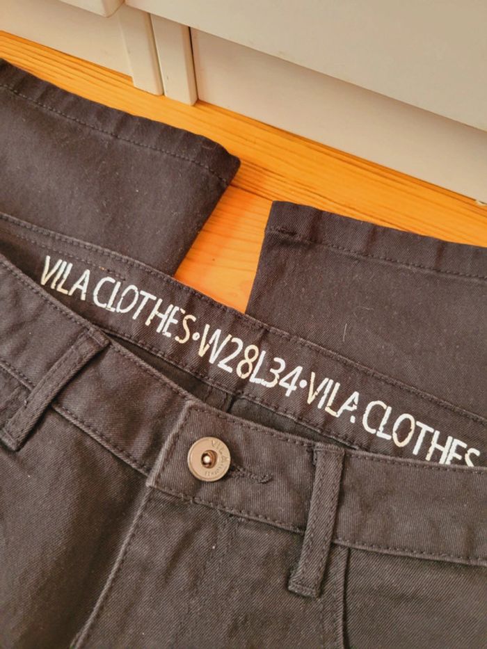 Jeans noir Vila Clothes taille S 36 - photo numéro 3