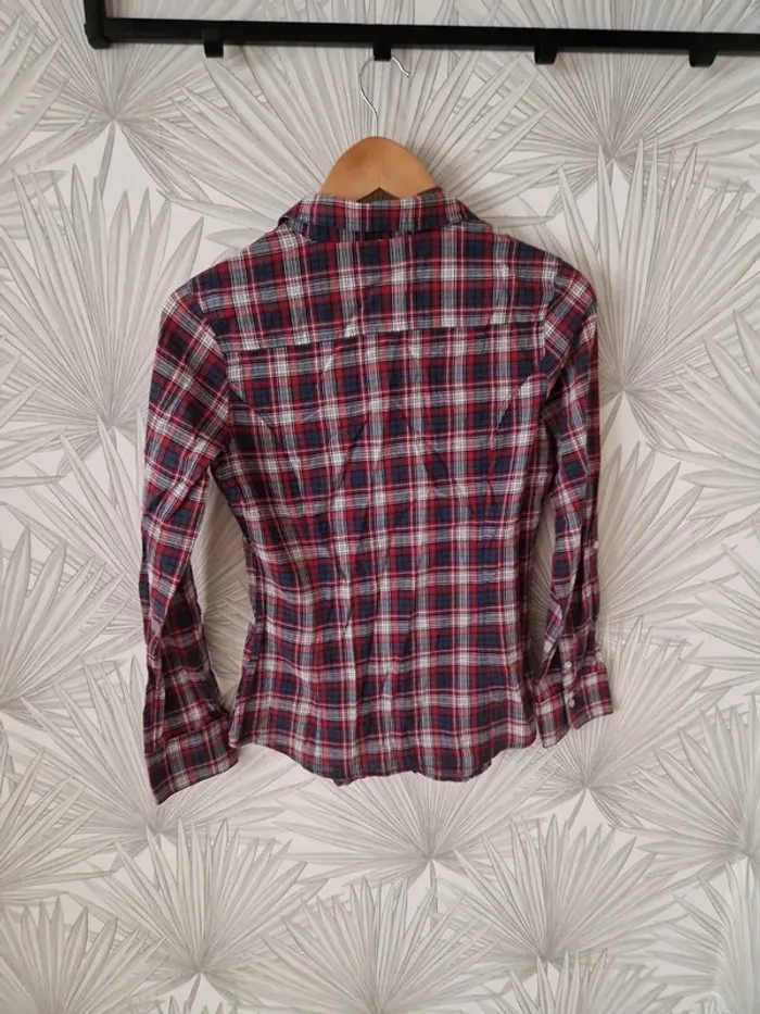 Jolie chemise à carreaux Camaïeu taille 36 - photo numéro 2