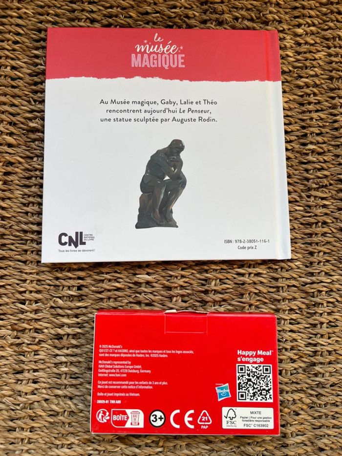 Lot McDo – Livre Le Penseur + jeu Qui est-ce ? - photo numéro 2
