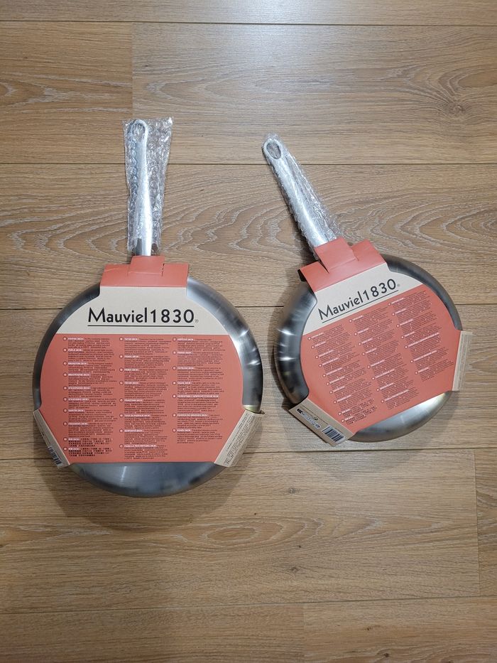 Lot de deux poêles Mauviel 1830 - photo numéro 2