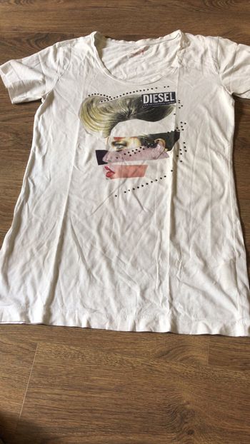 Tee-shirt blanc Diesel TM
