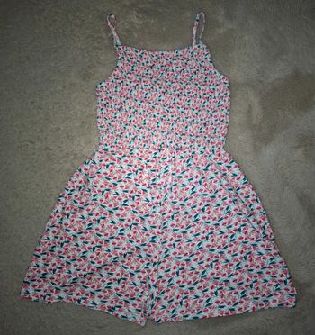 Combinaison short okaidi 10 ans fleurs