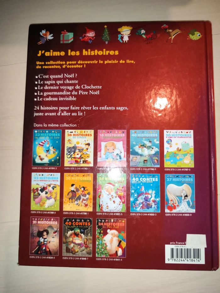 Livre 24 histoires du père noël - photo numéro 2