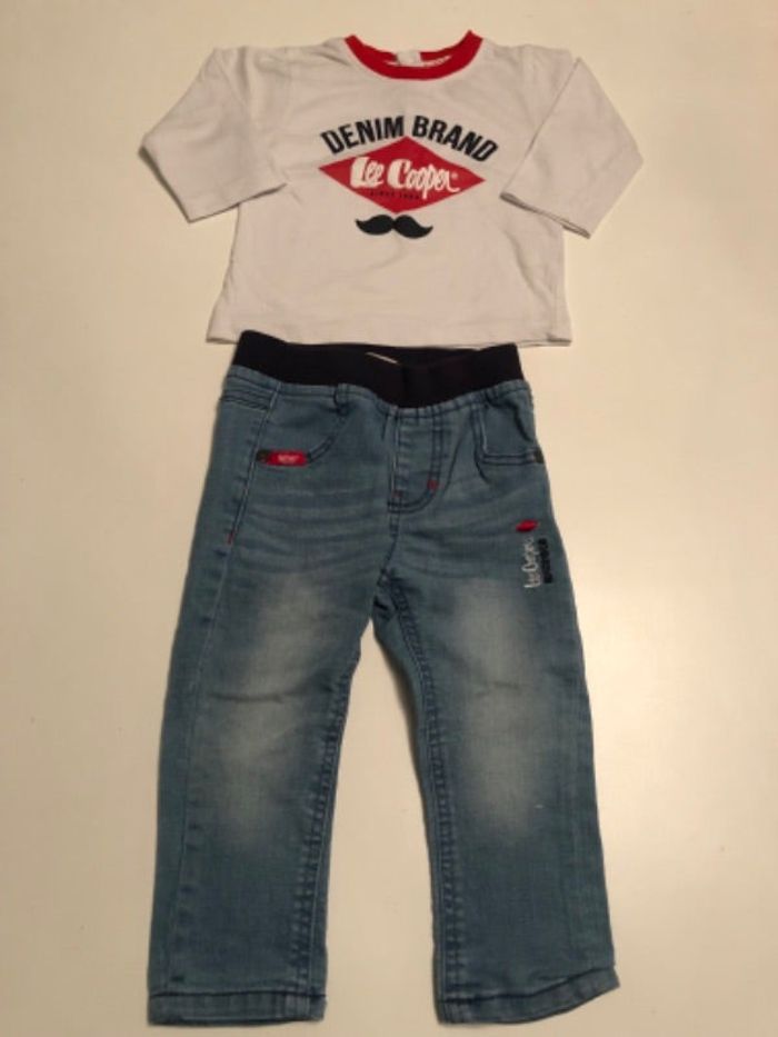 Ensemble T-shirt et jeans Lee Cooper 12 mois