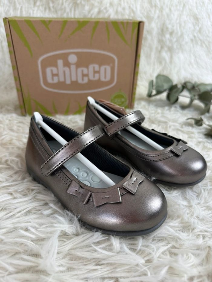 Paire de ballerine Chicco coloris bronze taille 24 - photo numéro 2