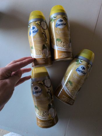 Perles de linge vanille et coco x4