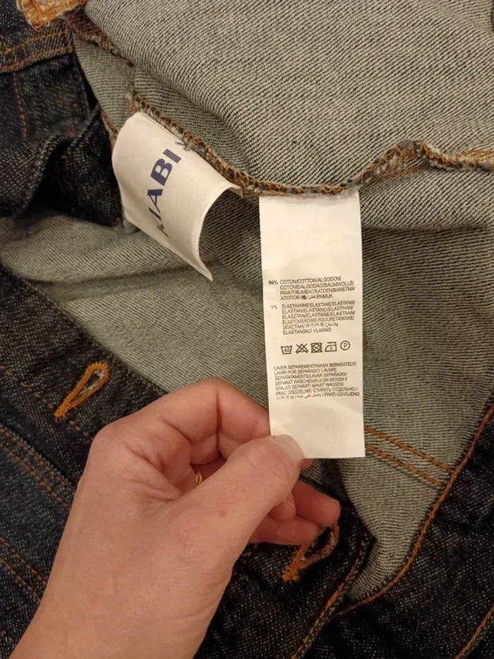 Veste en jean brut Kiabi taille 38 neuf - photo numéro 6