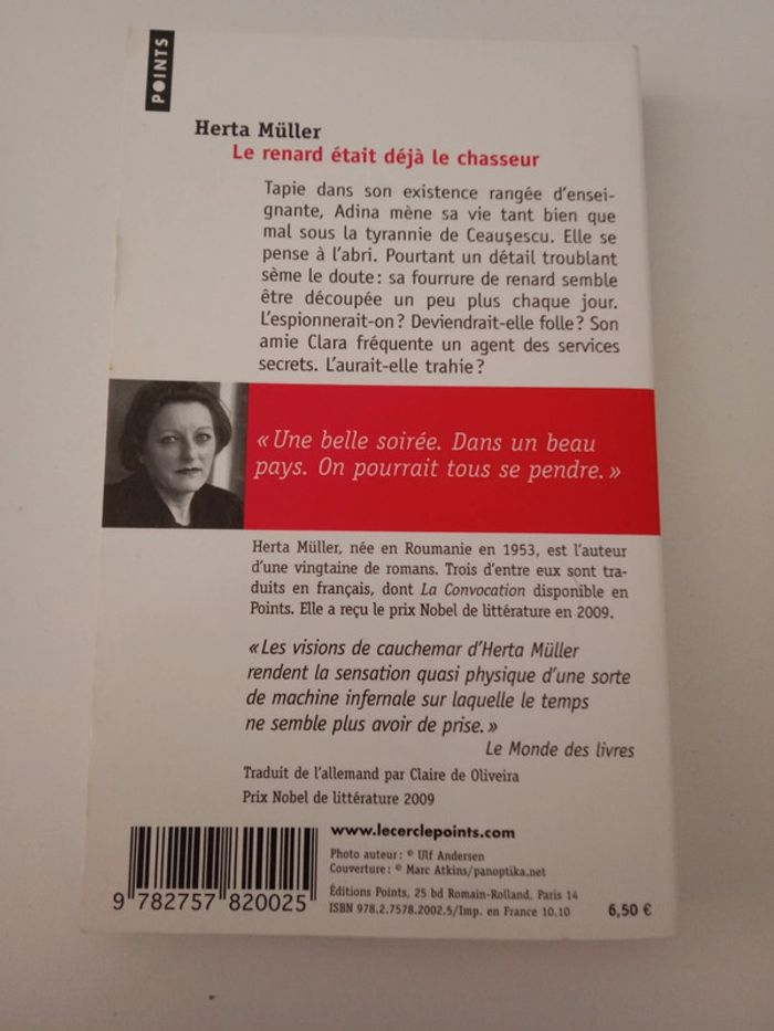 Herta Müller 📚 Le renard était déjà le chasseur - photo numéro 2