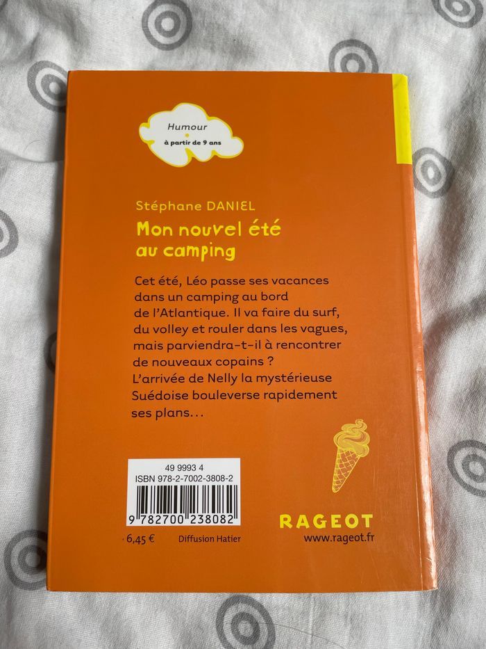 Livre mon nouvel été au camping Rageot roman - photo numéro 2