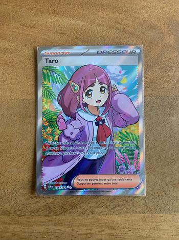 Carte Pokemon Taro Full Art Couronne Stellaire