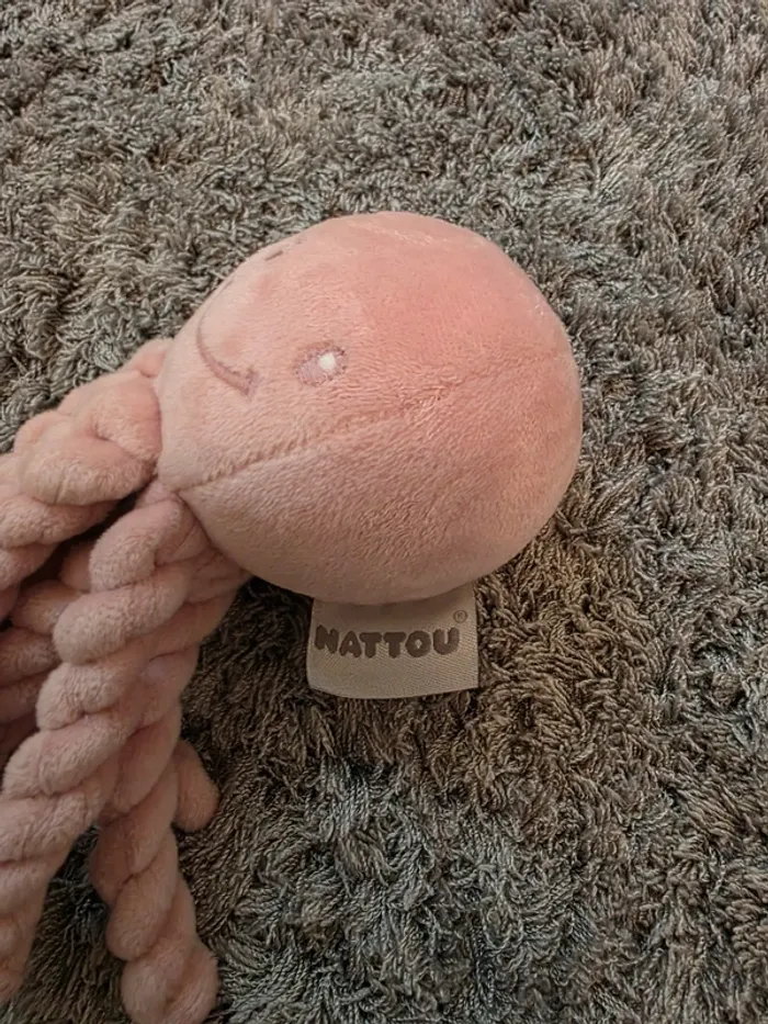Peluche poulpe Nattou - photo numéro 2