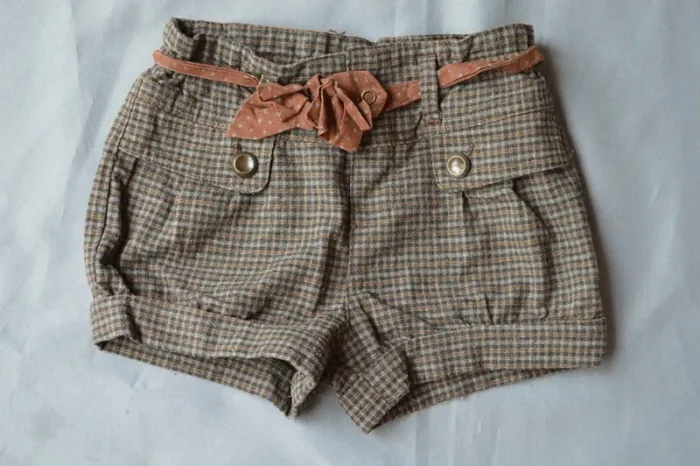Short à carreaux Zara Baby 18-24 mois - Marron