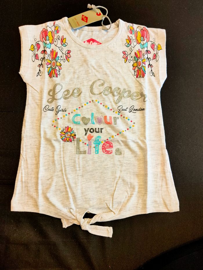 T shirt - Lee Cooper - 4 ans - gris - neuf