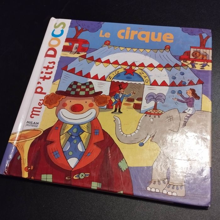 Livre enfant mes p'tits docs le cirque