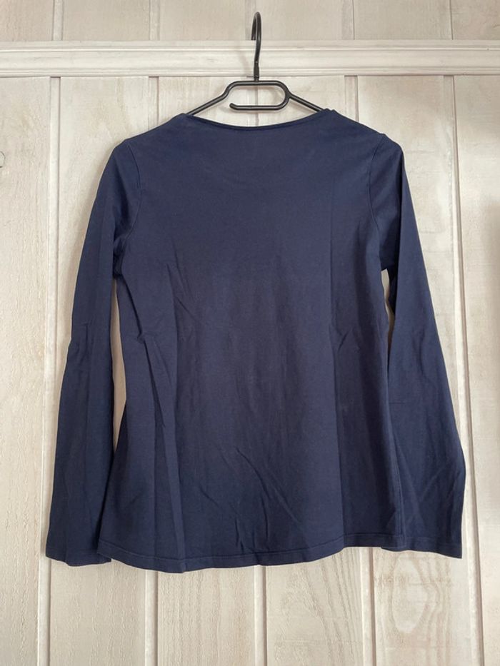 T-shirt ML marine - Z - 14ans - photo numéro 2