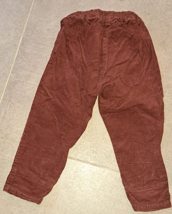 Pantalon velours marron Name it 6 mois - photo numéro 4