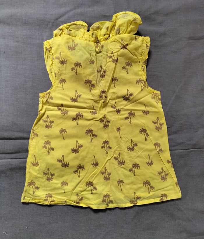 Tshirt tunique jaune fille 2 ans - photo numéro 2
