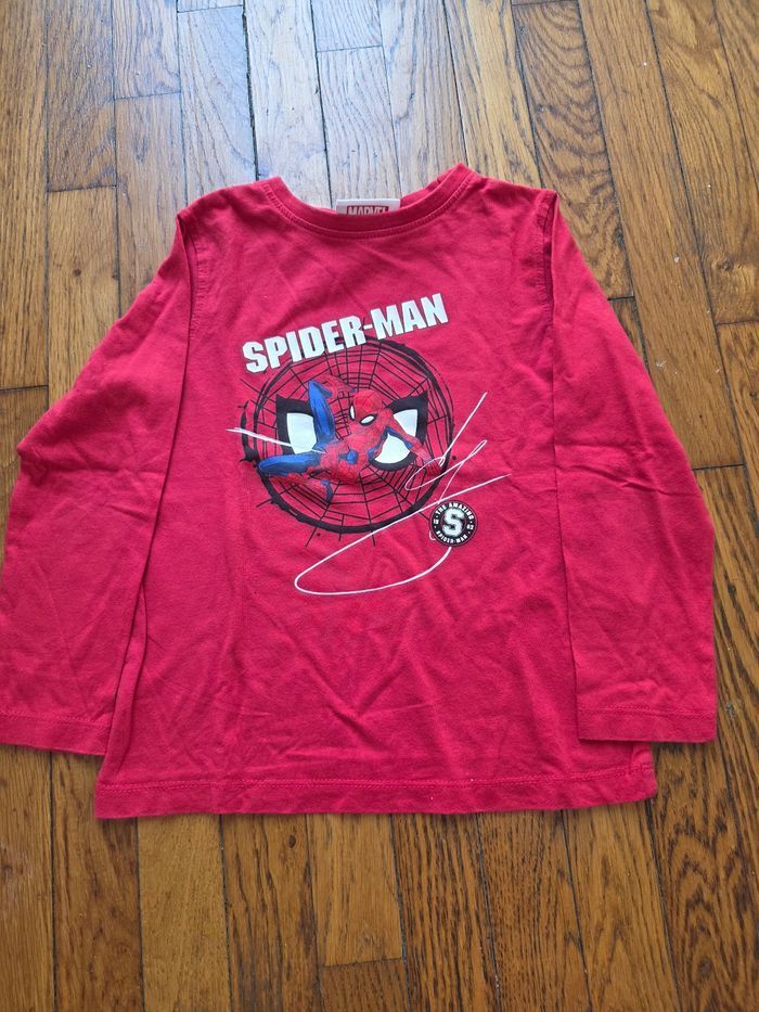 T-shirt à manches longues 6 ans Spiderman - photo numéro 1