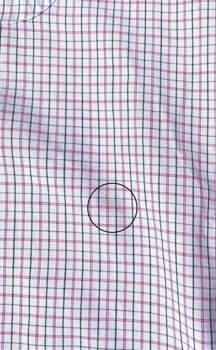 Checkered shirt Pink White Yves Dorsey Mens size XXL - photo numéro 8