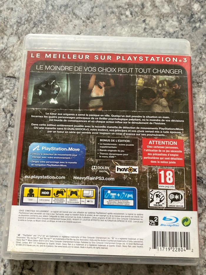 heavy rain move edition ps3 - photo numéro 4