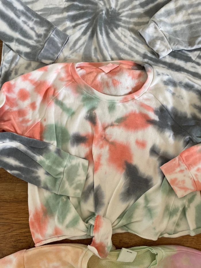 Lot de 3 sweats Tie & Dye - photo numéro 3