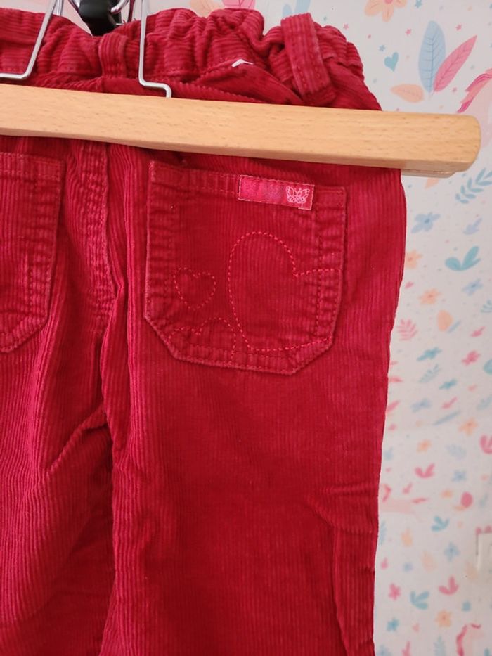 Pantalon en velours cœur - photo numéro 3