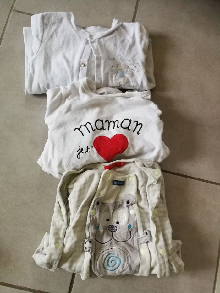 Lot 2 de pyjamas chauds