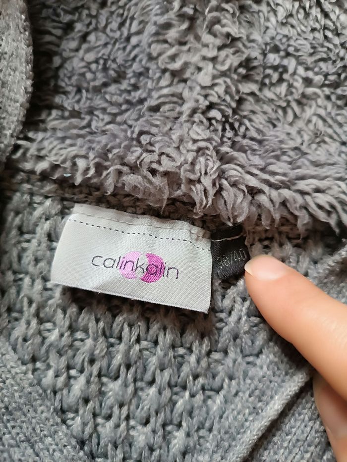 Pull long à capuche manches courtes - photo numéro 2