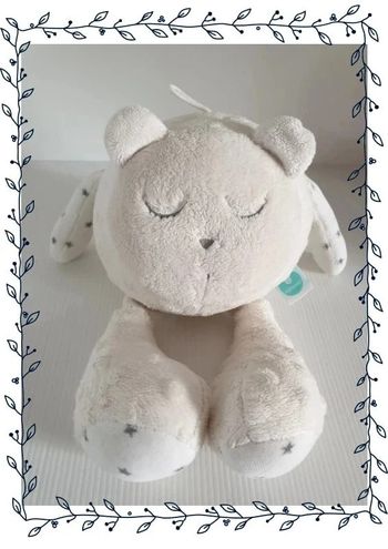 Peluche qui fait du bruit myHummy, très bon état mais pile à changer, 25cm