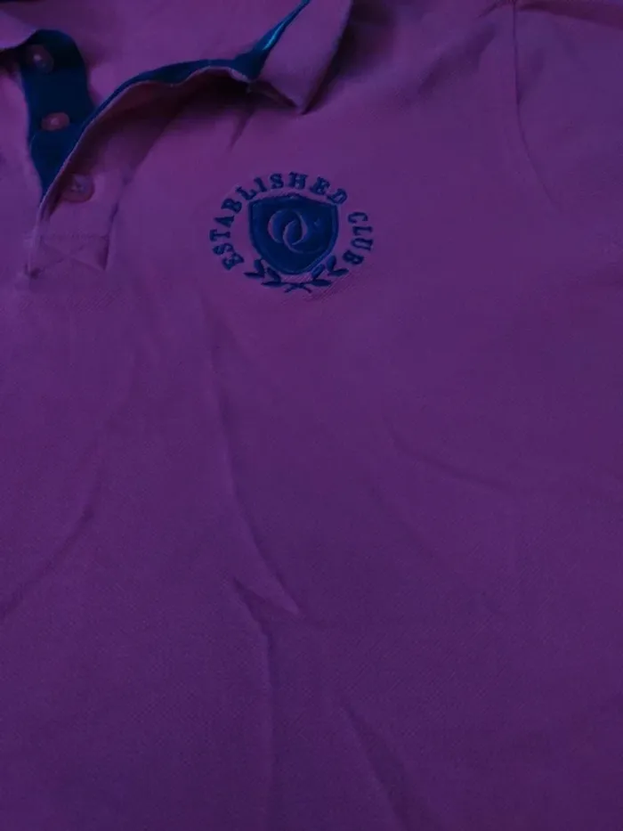 Polo rose manches courtes taille M - photo numéro 5