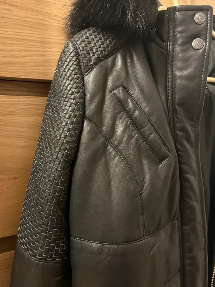 Doudoune Kaporal en cuir - photo numéro 4