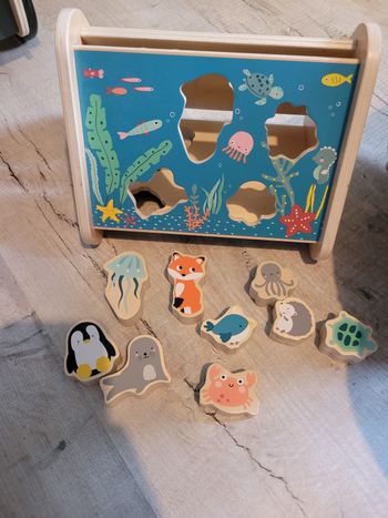 Boite forme vert baudet