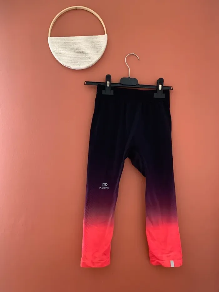 Lot 2 leggings sport enfant Kalenji – 8/10 ans - photo numéro 2