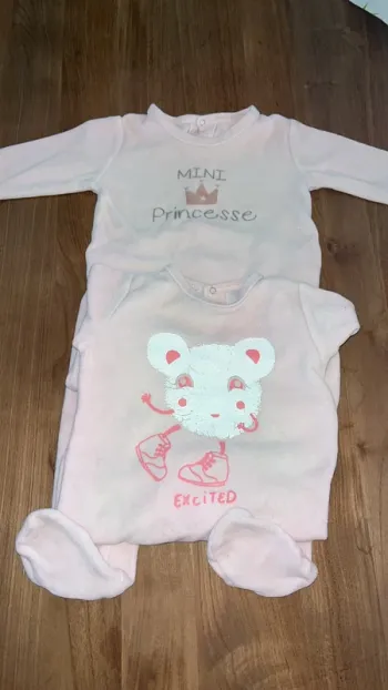 Lot de 2 pyjamas kimadi 12 mois