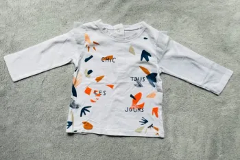 Tee shirt manches longues, 12 mois
