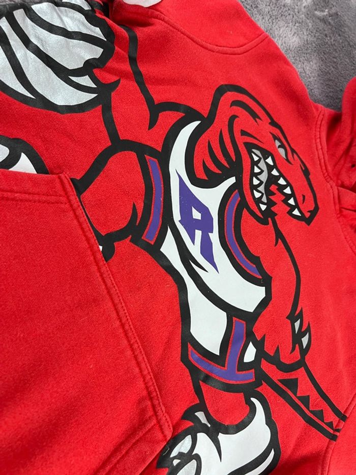 Sweat à Capuche Mitchell & Ness Raptors Rouge – Taille S - photo numéro 9