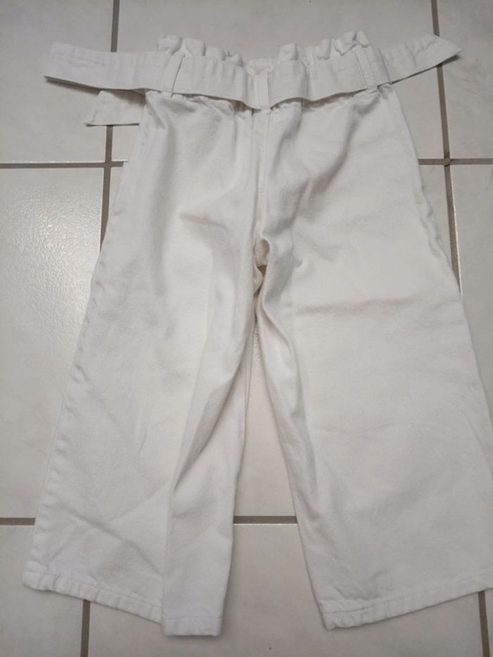 Pantalon blanc lulu castagnette 6 ans - photo numéro 3