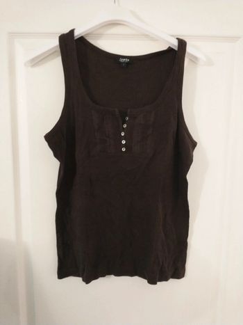 Débardeur de marque zamba coloris brun taille M