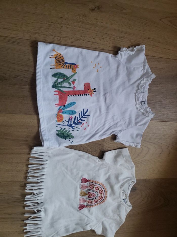 Lot de 2 tee-shirts 6 mois - photo numéro 2