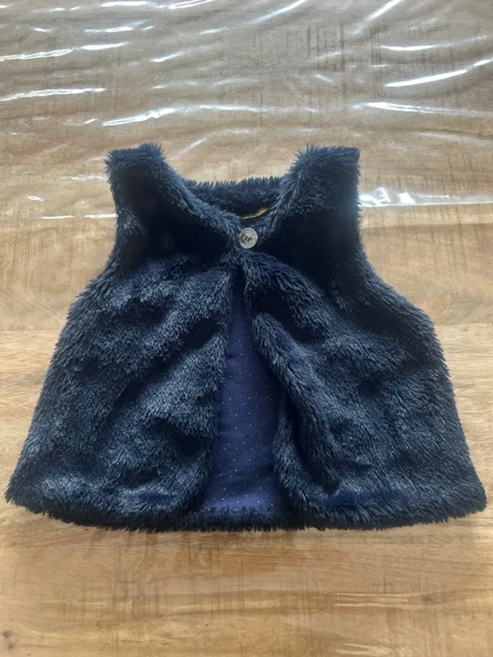 Gilet sans manche bébé fille