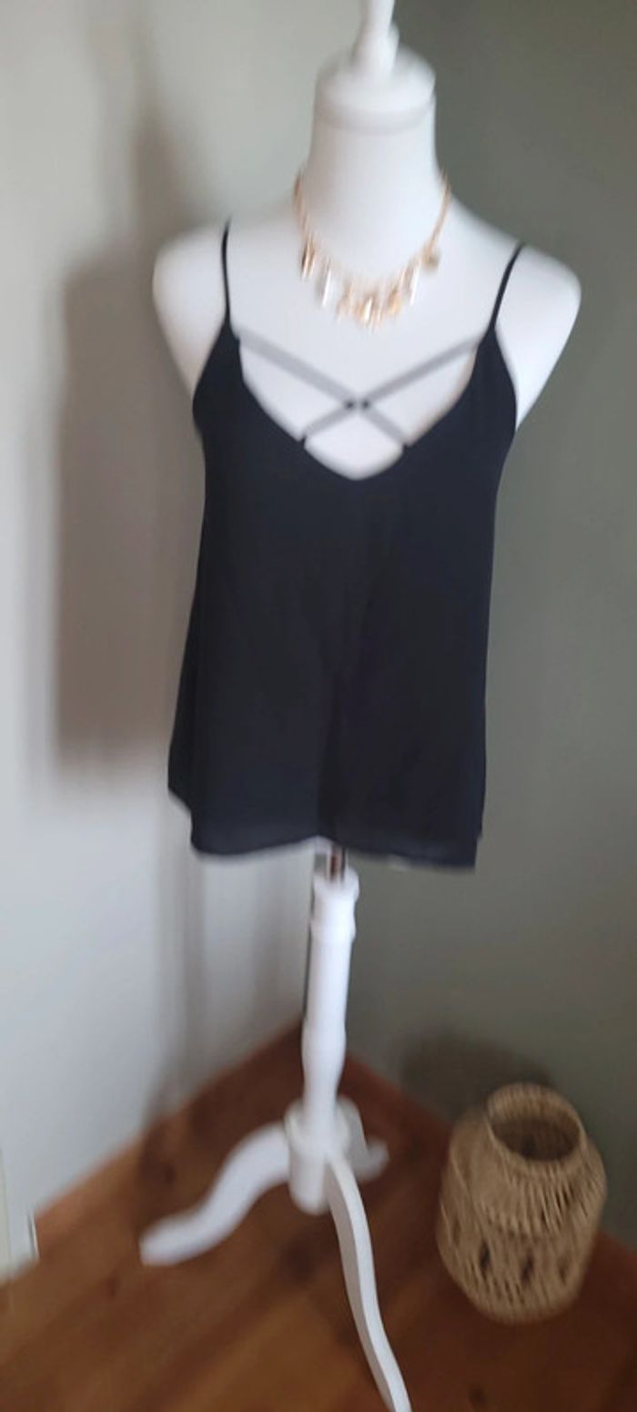Jolie top blouse noir Pimkie Taille S - photo numéro 2