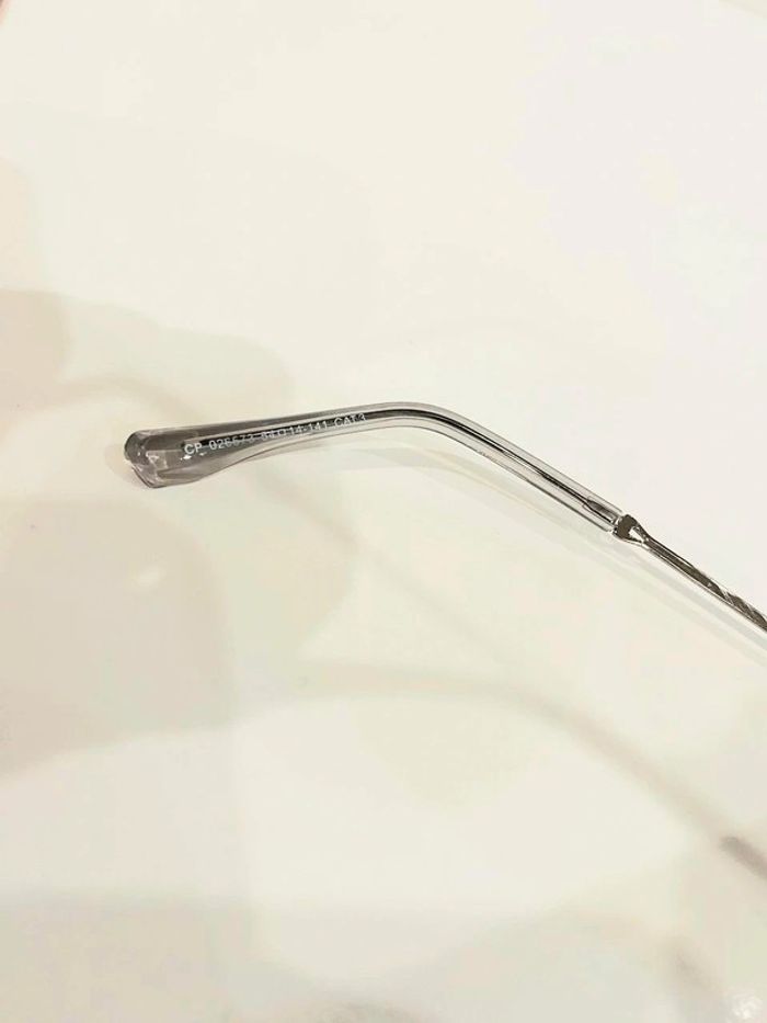 Lunette de soleil homme grise transparente et argentée UV protection catégorie 3 - photo numéro 5