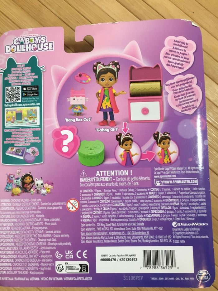 Spin Master Gabby's Dollhouse Gabby et la Maison Magique - PACK 2 FIGURINES Accessoires Coffret Studio d’Art Gabby - photo numéro 5